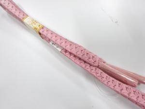 未使用品　正絹　手組帯締め